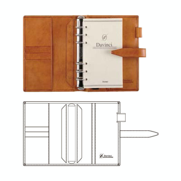 ダ・ヴィンチ  グランデ  ロロマクラシック  聖書サイズ   システム手帳 リング径24mm　[全7色]　 レイメイ藤井 DB3014＊