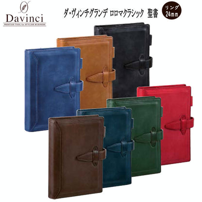 ダ・ヴィンチ  グランデ  ロロマクラシック  聖書サイズ   システム手帳 リング径24mm　[全7色]　 レイメイ藤井 DB3014＊