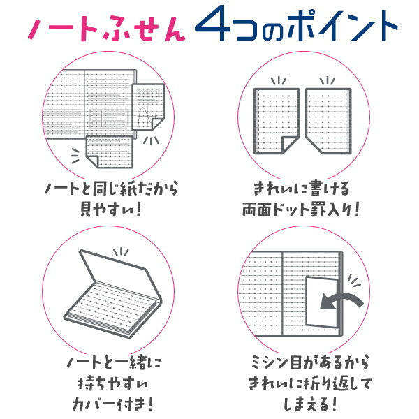キャンパス 　ノートふせん [全4種類]  コクヨ 　メ-NT150