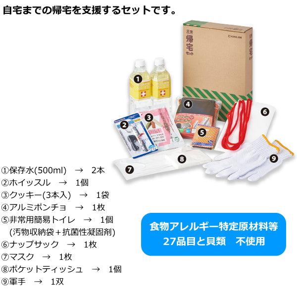 災害対策セット 《災害帰宅セット2》  キングジム    KTS-200