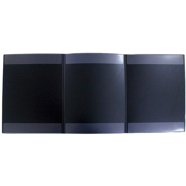 トリプル楽譜シートホルダー MUSIC FOR LIVING [ブラック] A4＆A3用紙対応 ナカノ FL-160T