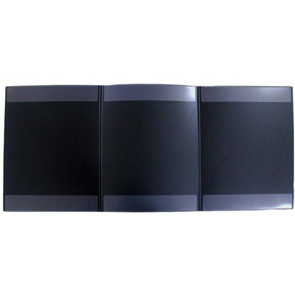 トリプル楽譜シートホルダー MUSIC FOR LIVING [ブラック] A4＆A3用紙対応 ナカノ FL-160T