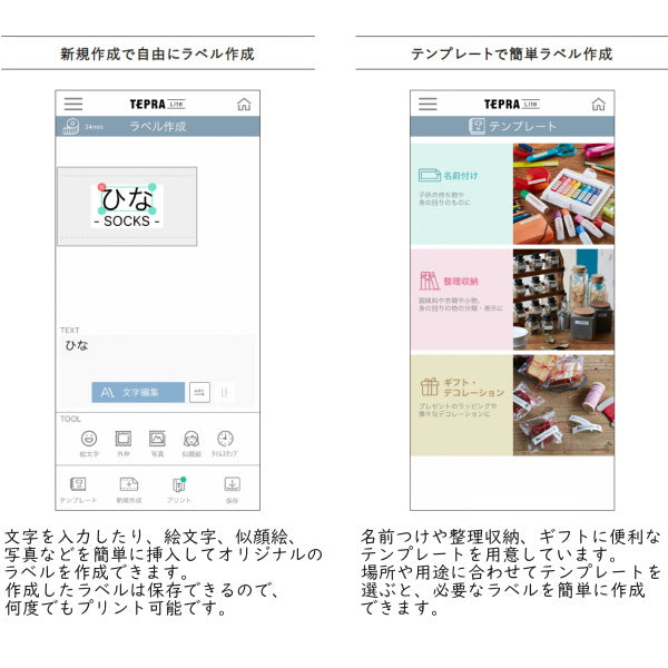 TEPRA Lite [全2色]  テプラLite LR30  キングジム LR30 2023_tecp