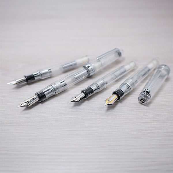 プロフェッショナルギア 銀 万年筆 デモンストレーターモデル [字幅7種