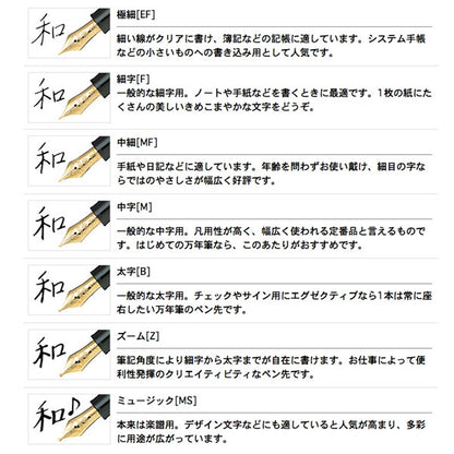 (9/5園田)万年筆 プロフェッショナルギア 銀 ［極細(EF)/細字(F)/中細(MF)/中字(M)/太字(B)/ズーム(Z)/ミュージック(MS)］セーラー万年筆 11-2037 【送料無料*】