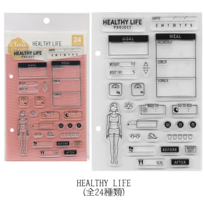 クリアスタンプシート [全13種類]  こどものかお   0980-***