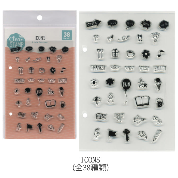 クリアスタンプシート [全13種類]  こどものかお   0980-***