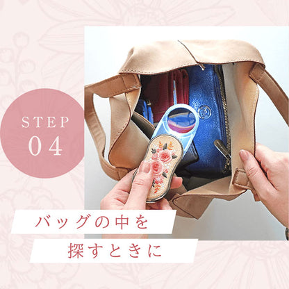 ライトで光る！おめかしルーペ [全6種類] 3carat/真美堂 OLS [M便 1/3]