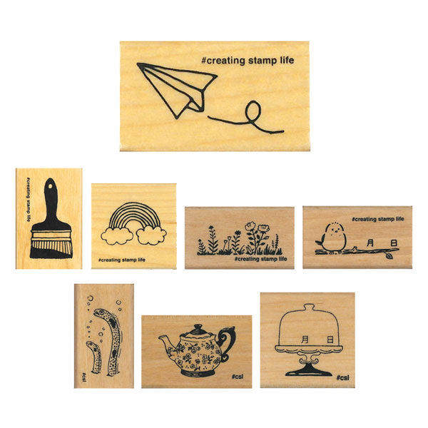 New I (LOVE) STAMP アイラブスタンプ 1533シリーズ [全8柄] こどものかお 1533