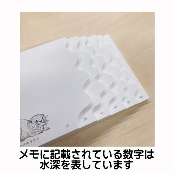 水深MEMO　WATER DEPTH MEMO　光 / 深(全２種類)  北星社　SO685/SO686