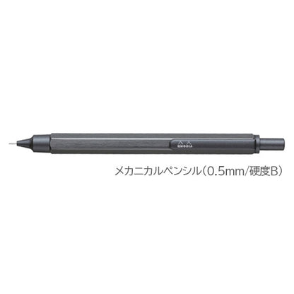 【限定】ロディア/RHODIA スクリプト チタニウム メカニカルペンシル［0.5mm/B］ロディア CF9373[M便 1/3]