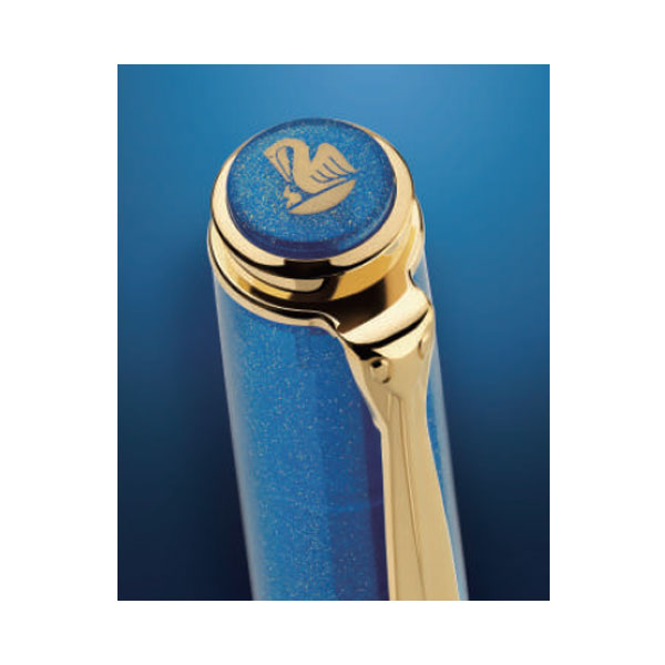【限定】万年筆 ペリカン クラシック《Classic》M200 ゴールデンラピス ［極細(EF)/細字(F)］ペリカン M200ｺﾞｰﾙﾃﾞﾝﾗﾋﾟｽ【送料無料*】