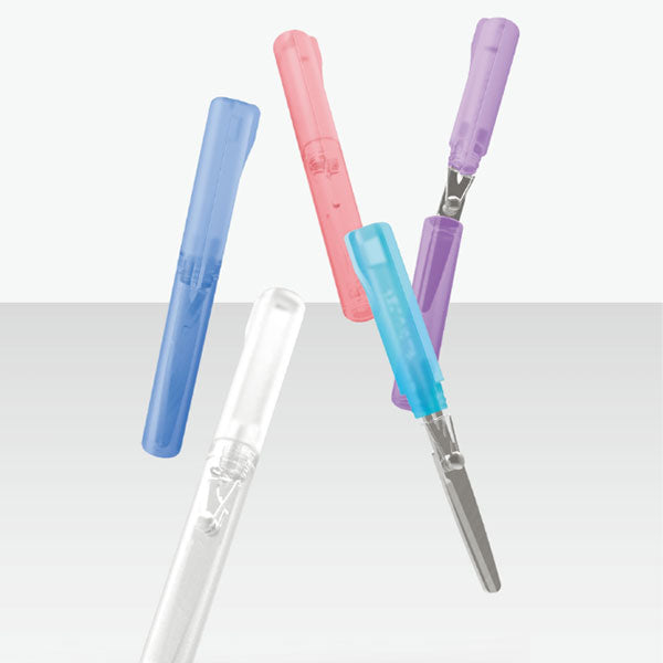 スティッキール　ロングタイプ☆V×クリアV　×２ スティッキールはさみ ロング プリント切るのにおすすめ