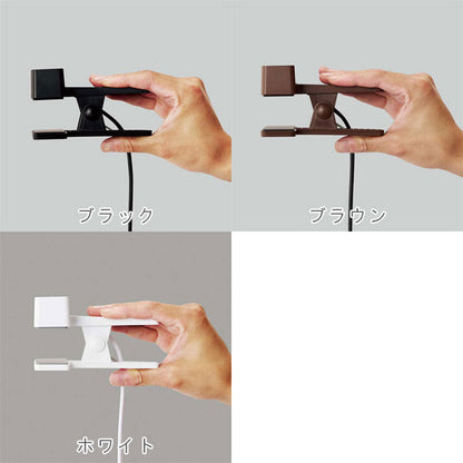 シャッター雷ガード付クリップタップ 2.5m/5.0m [全3色/4種類] 3個口 エレコム(elecom) T-KF03-2325/2350