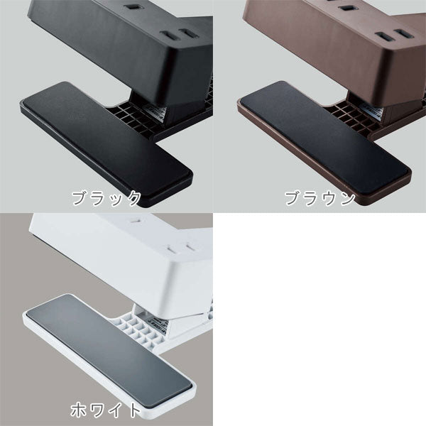 シャッター雷ガード付クリップタップ 2.5m/5.0m [全3色/4種類] 3個口 エレコム(elecom) T-KF03-2325/2350