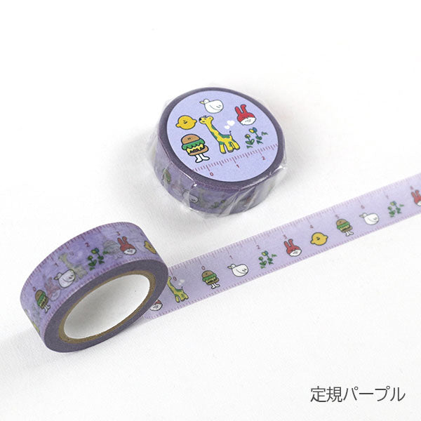 うさぎや×しゃけ。マスキングテープ [全4種類] カモイ ｵﾘｼﾞﾅﾙMT[M便 1