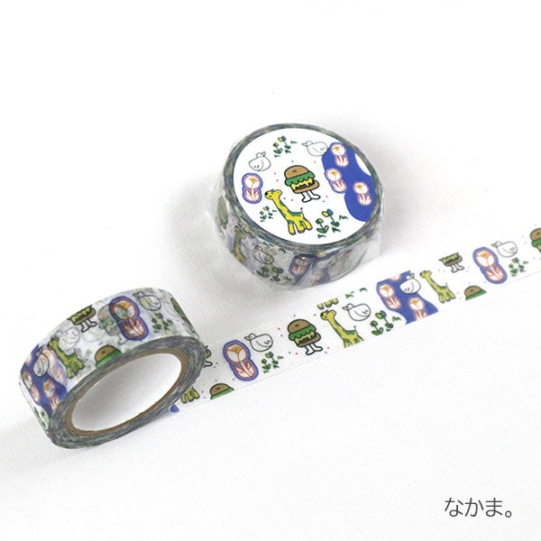 うさぎや×しゃけ。マスキングテープ [全4種類] カモイ ｵﾘｼﾞﾅﾙMT[M便 1