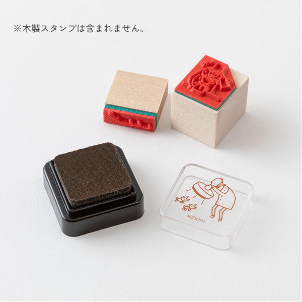 オジサン30th スタンプ パッド [全2種類] デザインフィル(ミドリ
