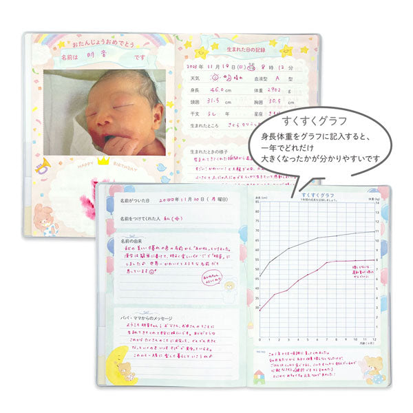 育児ダイアリー 全2種類 Clothes-Pin(クローズ・ピン) DI-16296/7 [M便 1/4]