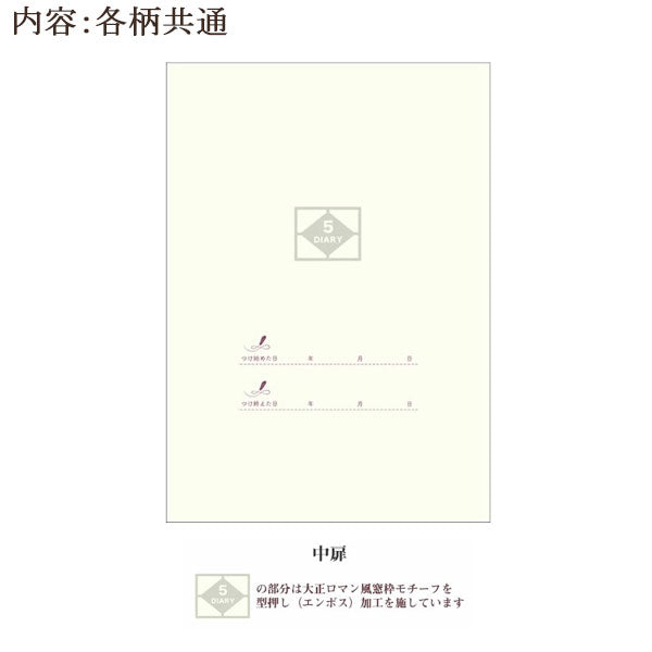 星空シリーズ 5年連用日記 全2種類 Clothes-Pin(クローズ・ピン) DI-16336/7 [M便 1/1]
