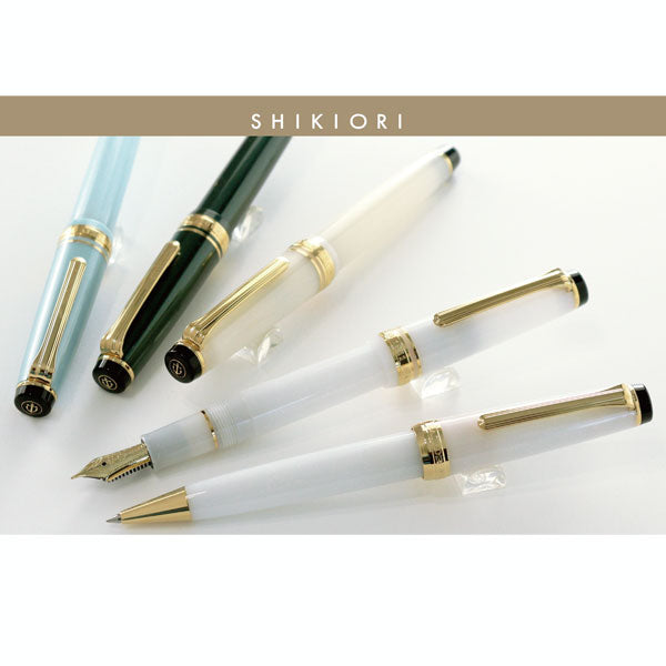 万年筆 四季織 雪月空葉 [極細/中細字] 全4種 セーラー万年筆 1224