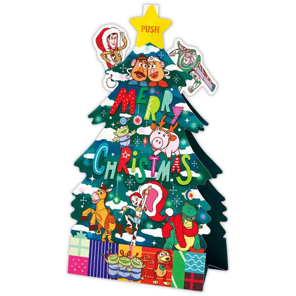 Hello Kitty　木製クリスマスツリー 回転オルゴール　曲名:きよしこの夜 Hello Kitty 木製クリスマスツリー回転オルゴール付 曲名:きよしこの夜