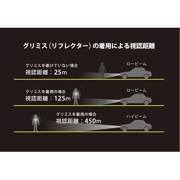 グリミス〔Glimmis〕反射リフレクター 音符■北欧発交通安全グッズ■ アルコデザイン Glimmis-G [M便 1/90]