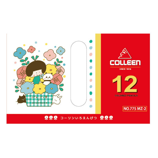 mizutama × コーリン色鉛筆12色 塗り絵付き 紀寺商事 1793-775MZ-2 [M便 1/6]