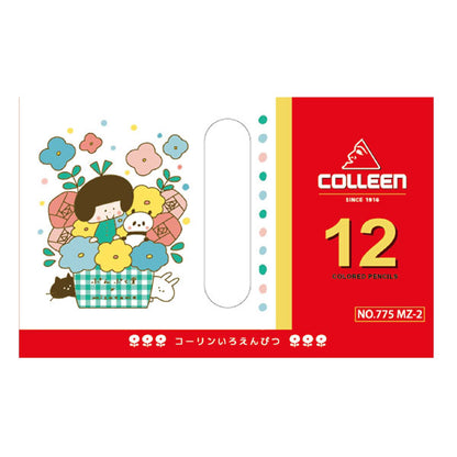 mizutama × コーリン色鉛筆12色 塗り絵付き 紀寺商事 1793-775MZ-2 [M便 1/6]