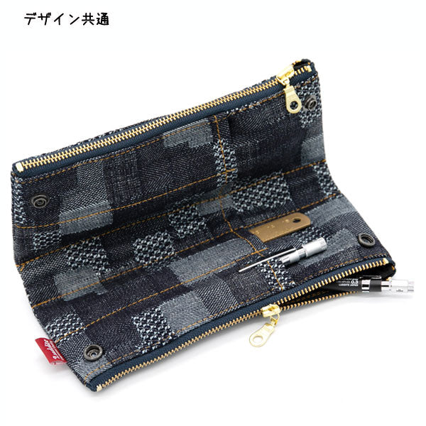 Authentic Denim デニム ベンディペンケース [全4種] ラダイト《Luddite》LDD-BNPN-10　[M便 1/2]