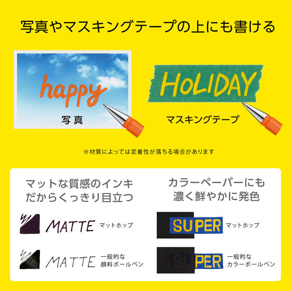 マットホップ MATTEHOP 7色セット 1.0mm ［全2種］ ぺんてる K110-V7ST [M便1/4]