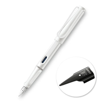 【数量限定】ラミー サファリ white white clip 万年筆 [漢字ニブ] LAMY(ラミー) L19WTWT-KJ