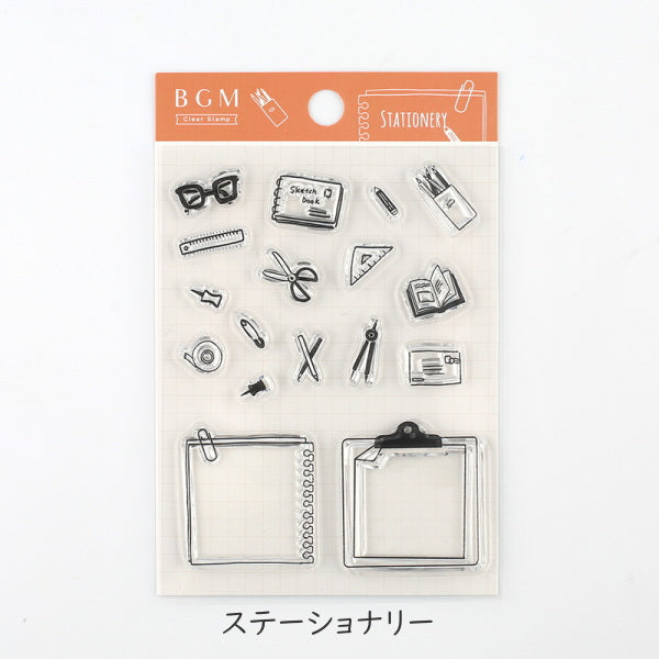 クリアスタンプ [全5種類]  BGM 1935-BT-CS0** 　[M便 1/9]