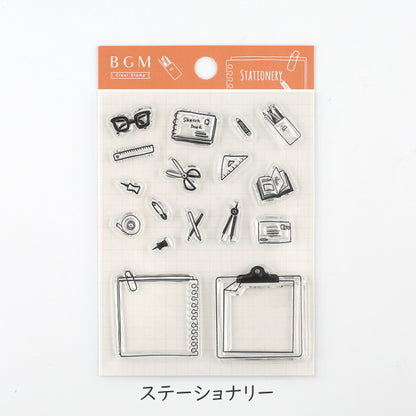クリアスタンプ [全5種類]  BGM 1935-BT-CS0** 　[M便 1/9]