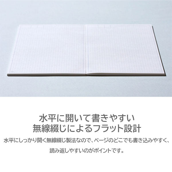 手帳のように使えるノート HITOTOKI NOTE 専用リフィル パスポートサイズ/コミックサイズ/スクエアサイズ デイリータイプ ドット方眼 [全3種類] キングジム HNR-P01/C01/S01 [M便 1/4]