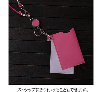 dunn《デュン》ソロパスケース＆リール式ストラップセット [全10色]  ロンド工房DSS**