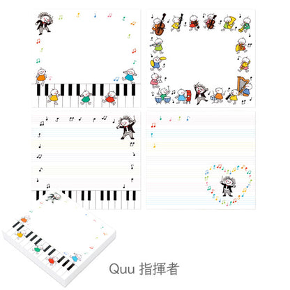 ブロックメモ　120枚綴り [全6種類] フロンティア WP-075〜080 [M便 1/6]