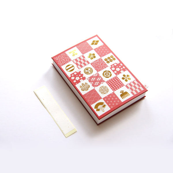 ポケット付き御朱印帳 小紋×kamon [全2色] ni-wa H050501-1/2