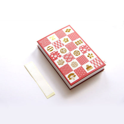 ポケット付き御朱印帳 小紋×kamon [全2色] ni-wa H050501-1/2