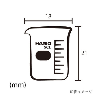 (11/8園田)HARIO 実験スタンプ［ビーカー・三角フラスコ］ ダイヤモンド 142716［JS-B-10/JS-SF-20］