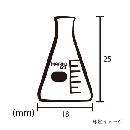 (11/8園田)HARIO 実験スタンプ［ビーカー・三角フラスコ］ ダイヤモンド 142716［JS-B-10/JS-SF-20］