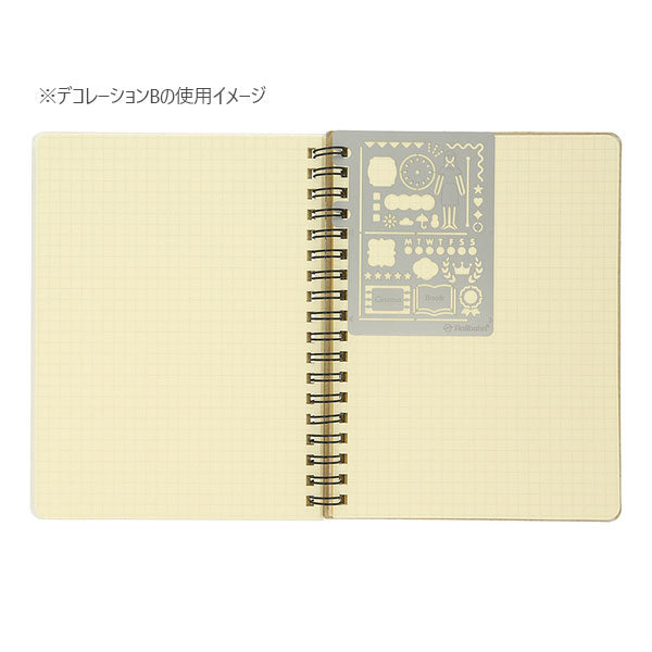 Rollbahn《 ロルバーン》 ポケット付メモ用 テンプレート デコレーション A/B [全4種類] デルフォニックス 50117A/B-522/704 [M便 1/30]