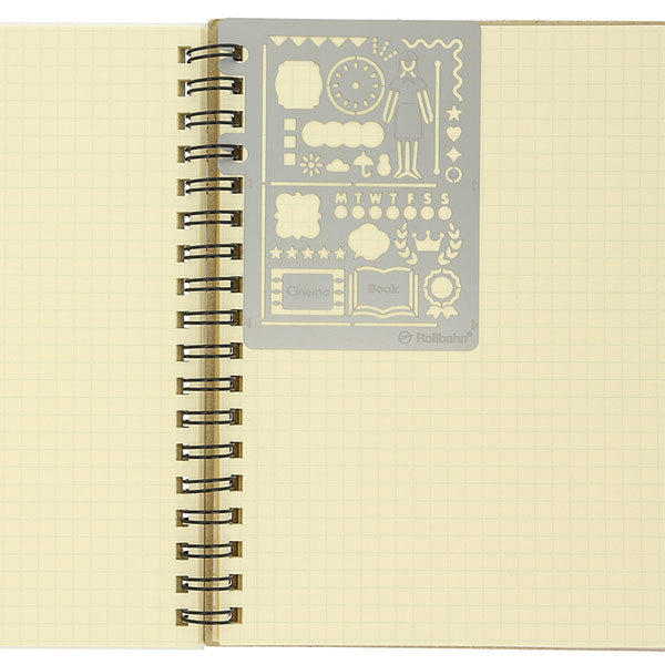 Rollbahn《 ロルバーン》 ポケット付メモ用 テンプレート デコレーション A/B [全4種類] デルフォニックス 50117A/B-522/704 [M便 1/30]