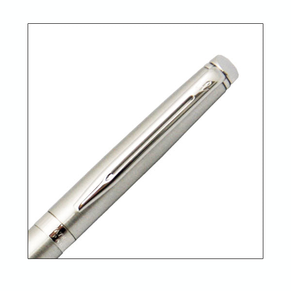 WATERMAN 油性ボールペン メトロポリタン エッセンシャル 保証書付 (ステンレススチールCT)  ウォーターマン S0-920-460-R *