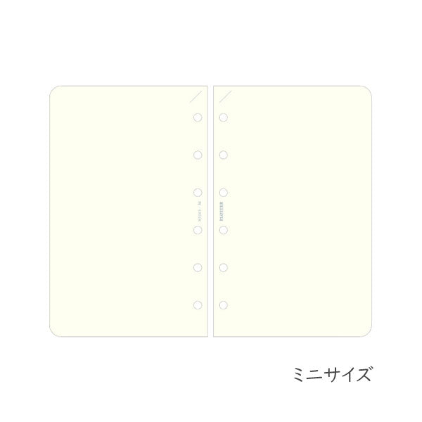 003リフィルメモパッド 無地 80枚《ミニサイズ》 PLOTTER/プロッター　ノックス 777-164-17［M便 1/4］　【取寄せ品】