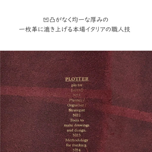 5012 Liscio《リスシオ》 6穴リングレザーバインダー  11mm径リング A5サイズ [全4色] PLOTTER/プロッター　ノックス 777-168　【取寄せ品】