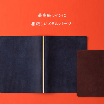 5001 Puebro《プエブロ》 6穴リングレザーバインダー  11mm径リング A5サイズ [全4色] 　PLOTTER/プロッター　ノックス　777-164-5*　【取寄せ品】