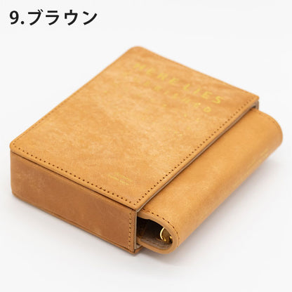 thesaurus システム手帳 マイクロ5サイズ [全2色] MAYAレザー リング径13mm ラダイト《Luddite》 LDK-TSM5 【送料無料*】