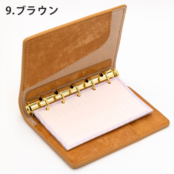 thesaurus システム手帳 マイクロ5サイズ [全2色] MAYAレザー リング径13mm ラダイト《Luddite》 LDK-TSM5 【送料無料*】
