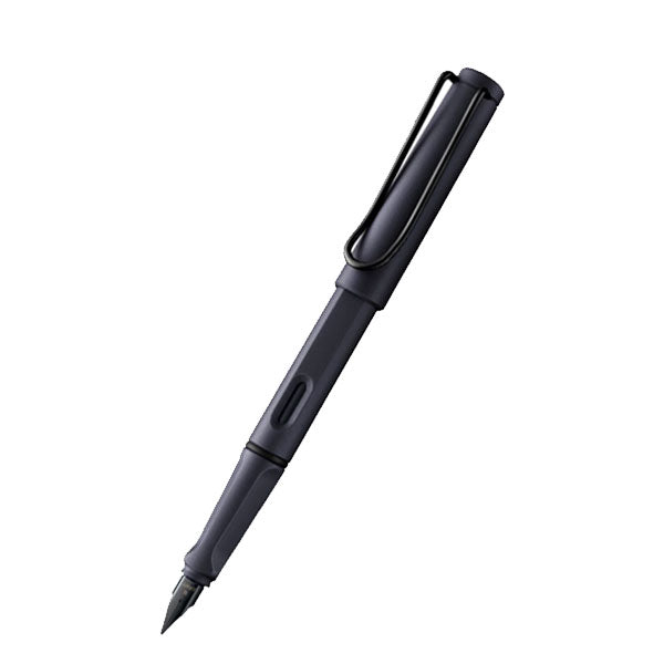 【11/14角乢】ラミー サファリ steel black 万年筆 [EF/F/M] LAMY(ラミー) L0E2-EF/F/M